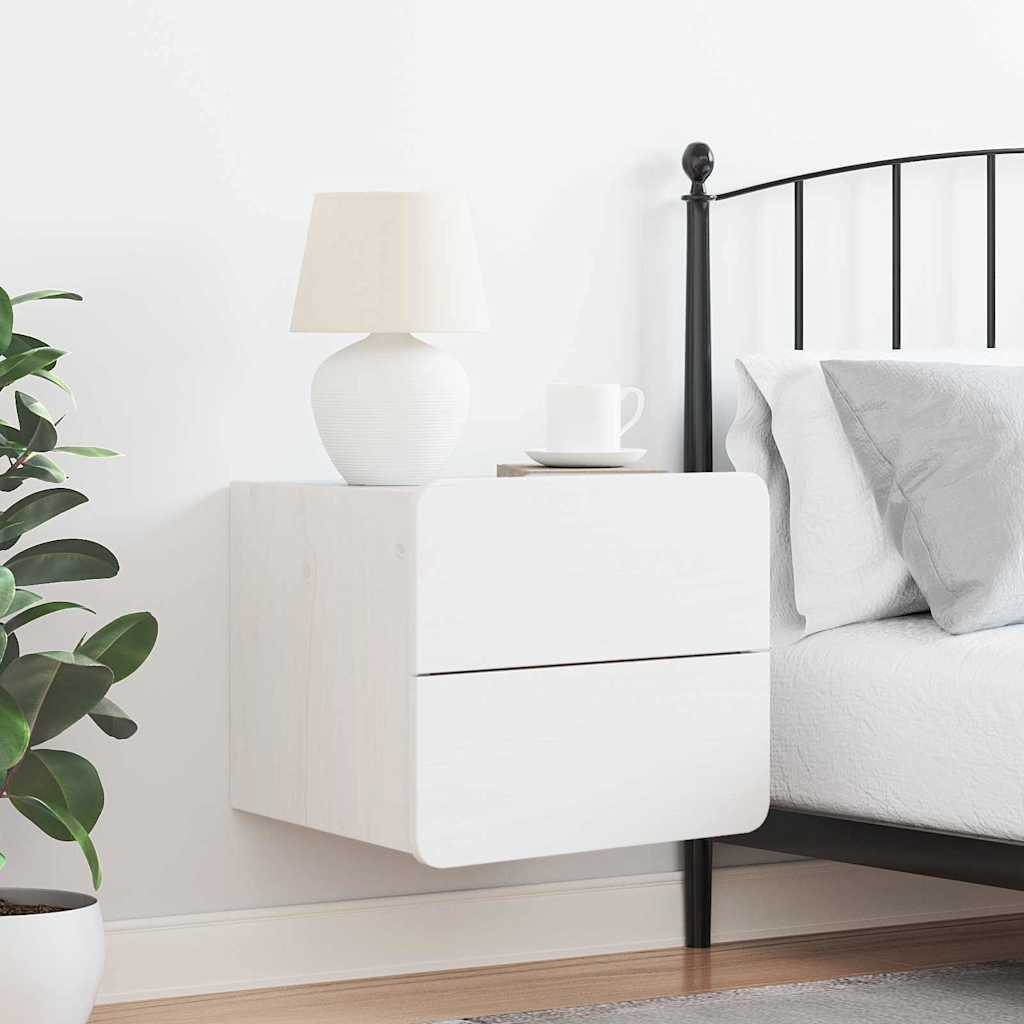 Mesa-de-cabeceira com gaveta branco 39 x 34 x 33 cm
