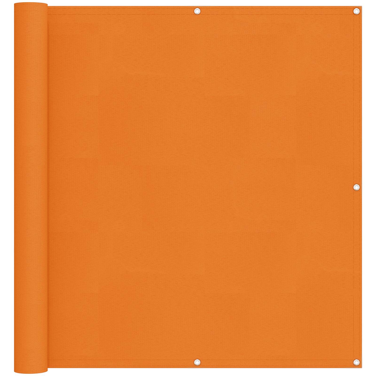 Tela de varanda laranja 110 x 800 cm tecido oxford