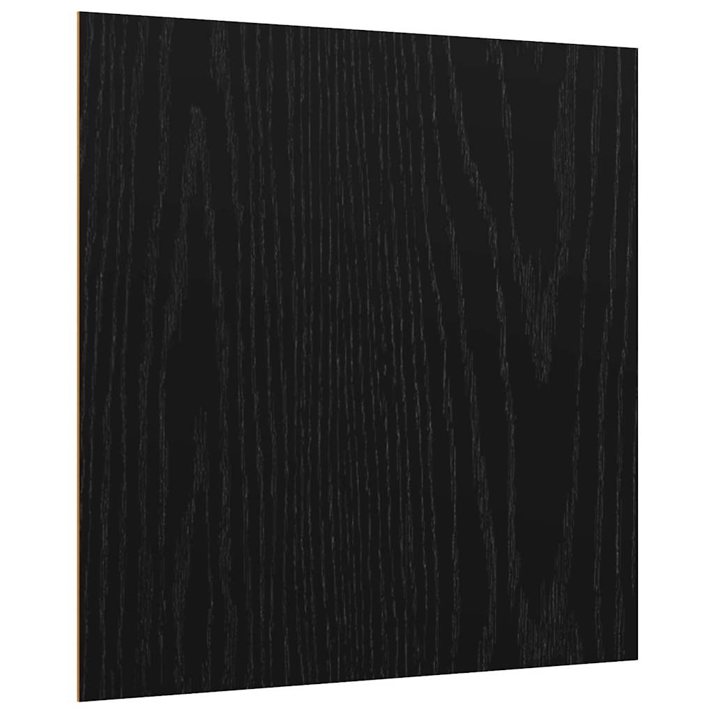 Painéis de decoração 50 unid. carvalho preto 30 x 30 x 0,27 cm
