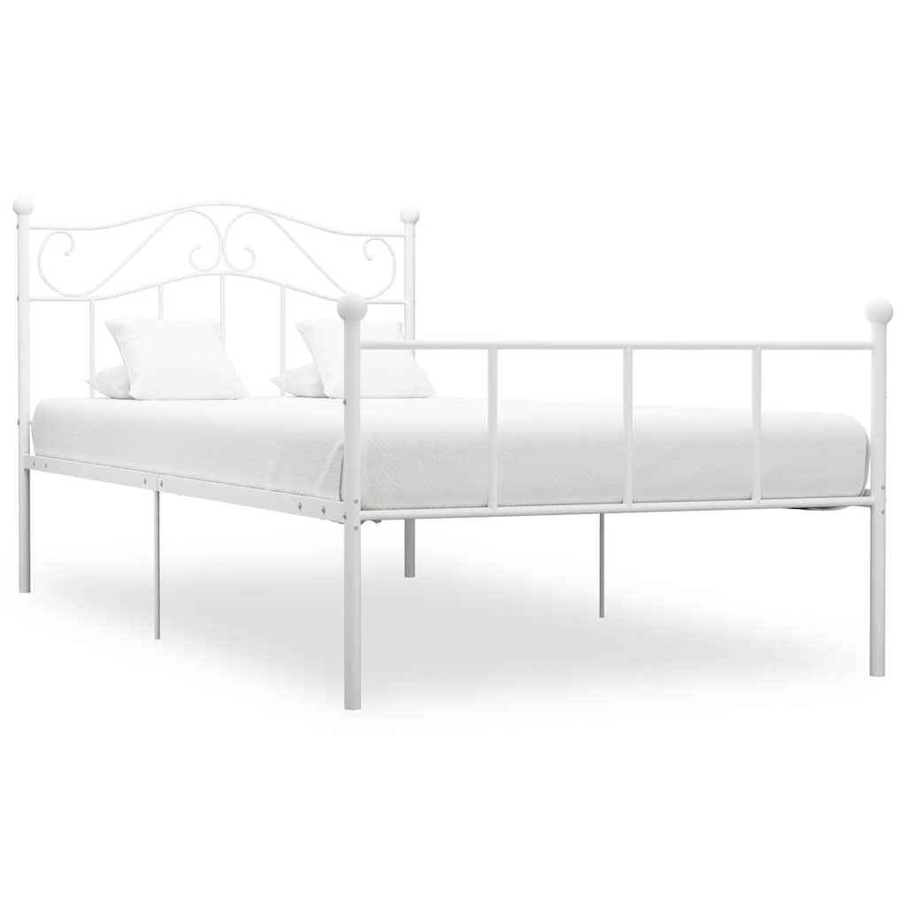 Estrutura de cama metal 90x200 cm branco