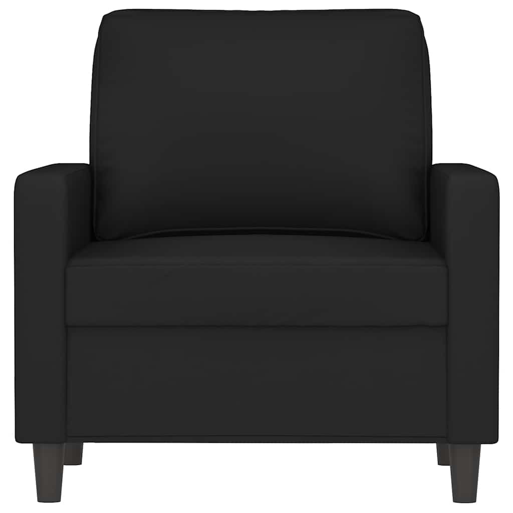 Poltrona 60 cm veludo preto