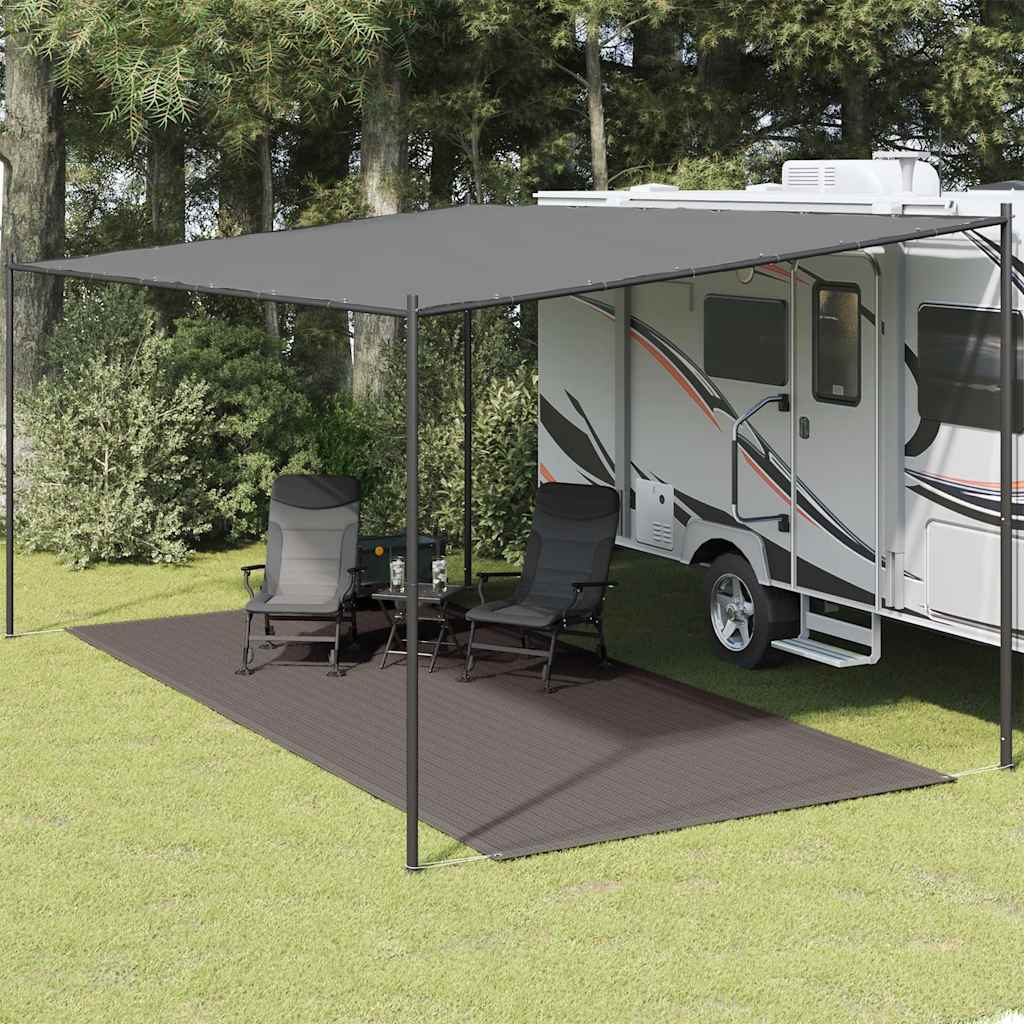 Tapete de campismo para tenda 250x550 cm antracite