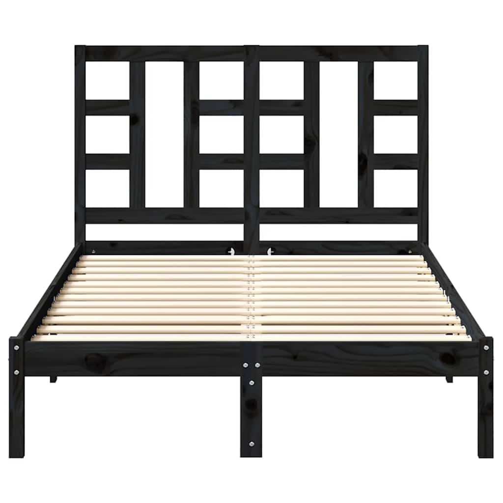 Cabeceira de cama 206x4x100 cm pinho maciço cinzento