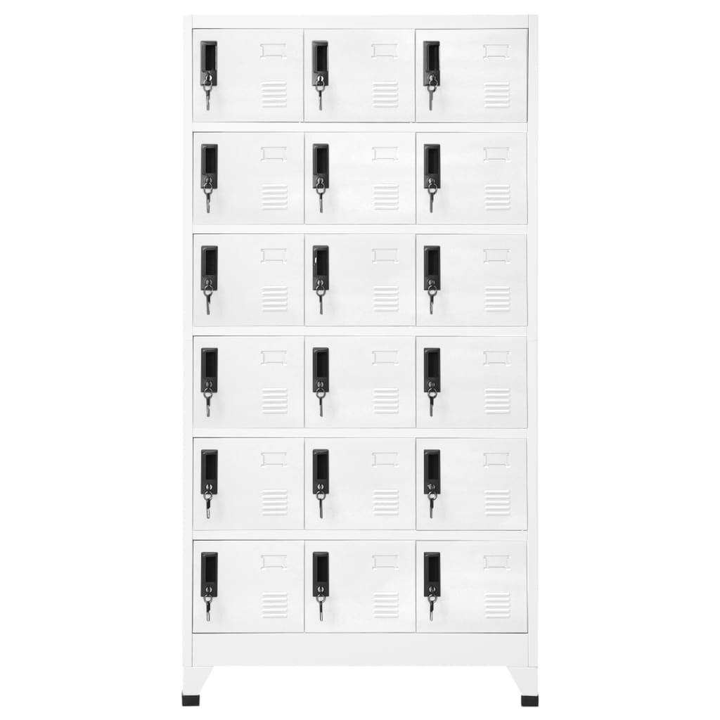 Cacifo 90x40x180 cm aço branco