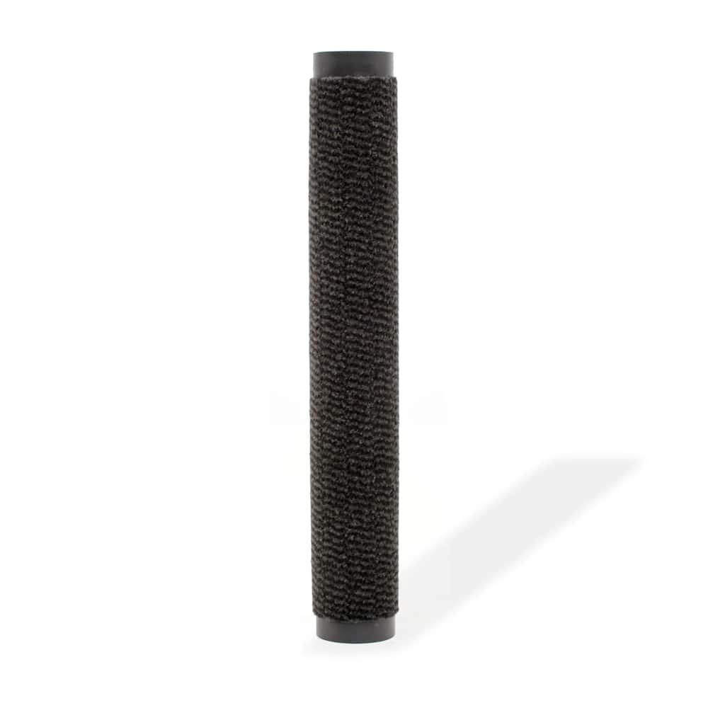Tapete controlo de pó retangular tufado 40x60 cm preto