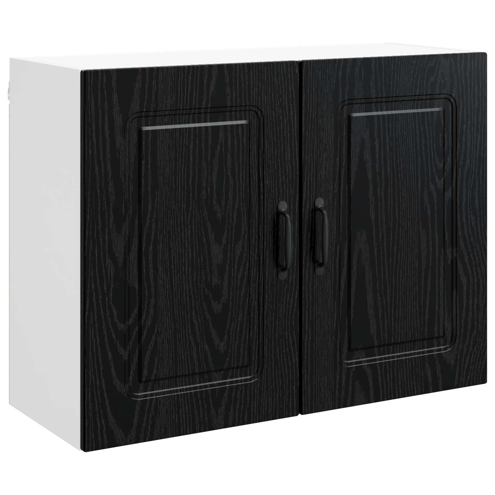 Painel de lava-louça kalmar carvalho preto 80 x 31 x 60 cm