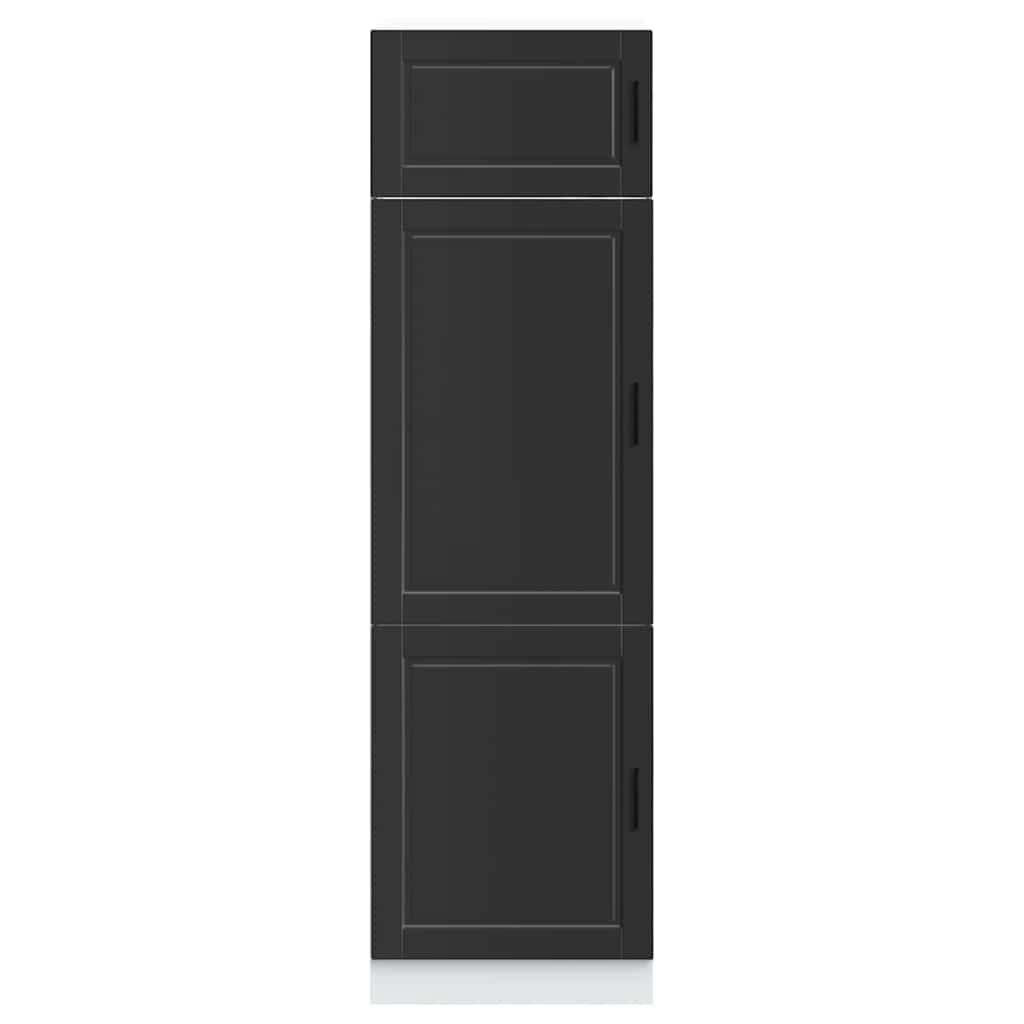 Armário de cozinha porto derivados de madeira preto