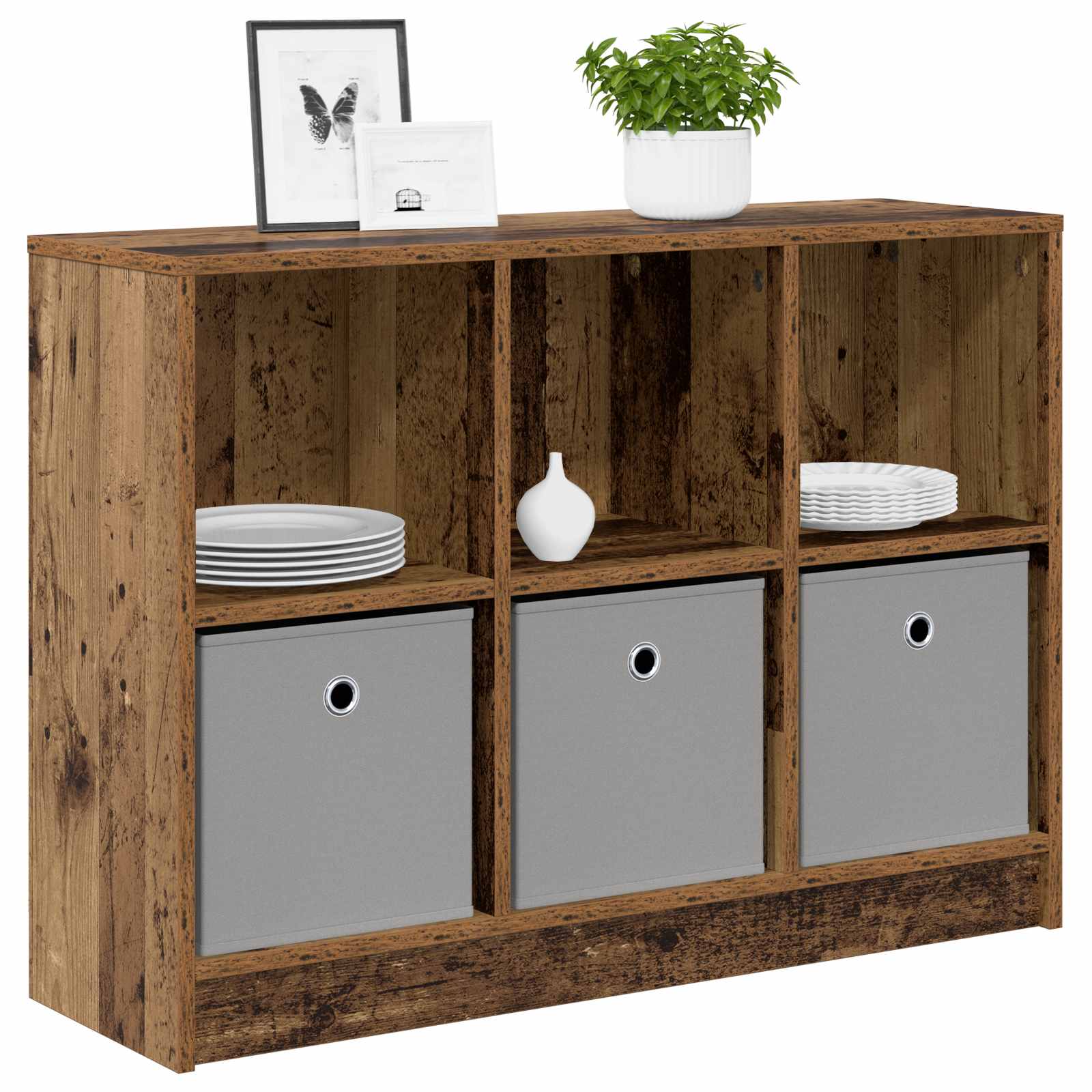 Buffet com gaveta madeira antiga 88,5 x 27,5 x 63,5 cm