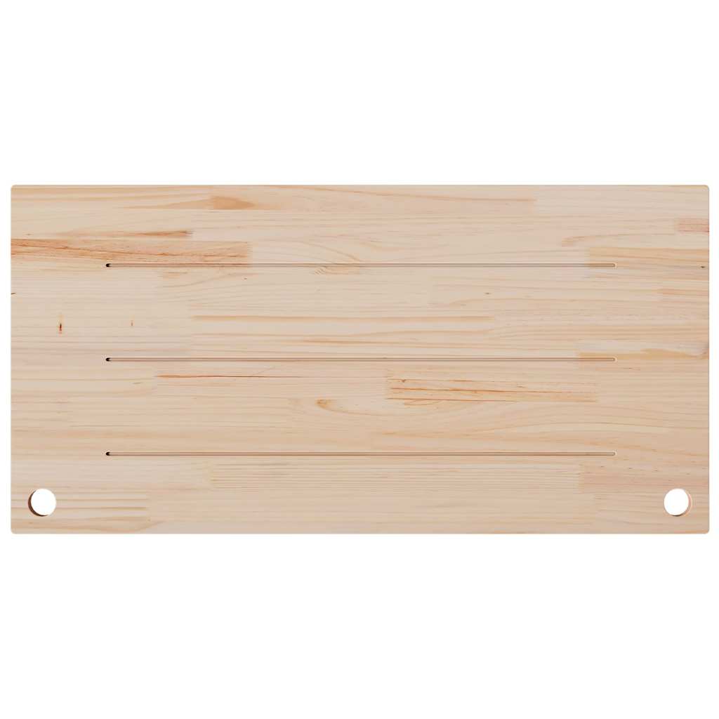 Tampo de secretária 110x55x2,5 cm pinho maciço branco