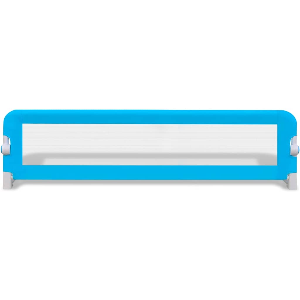 Toddler barra de segurança para cama 150 x 42 cm azul