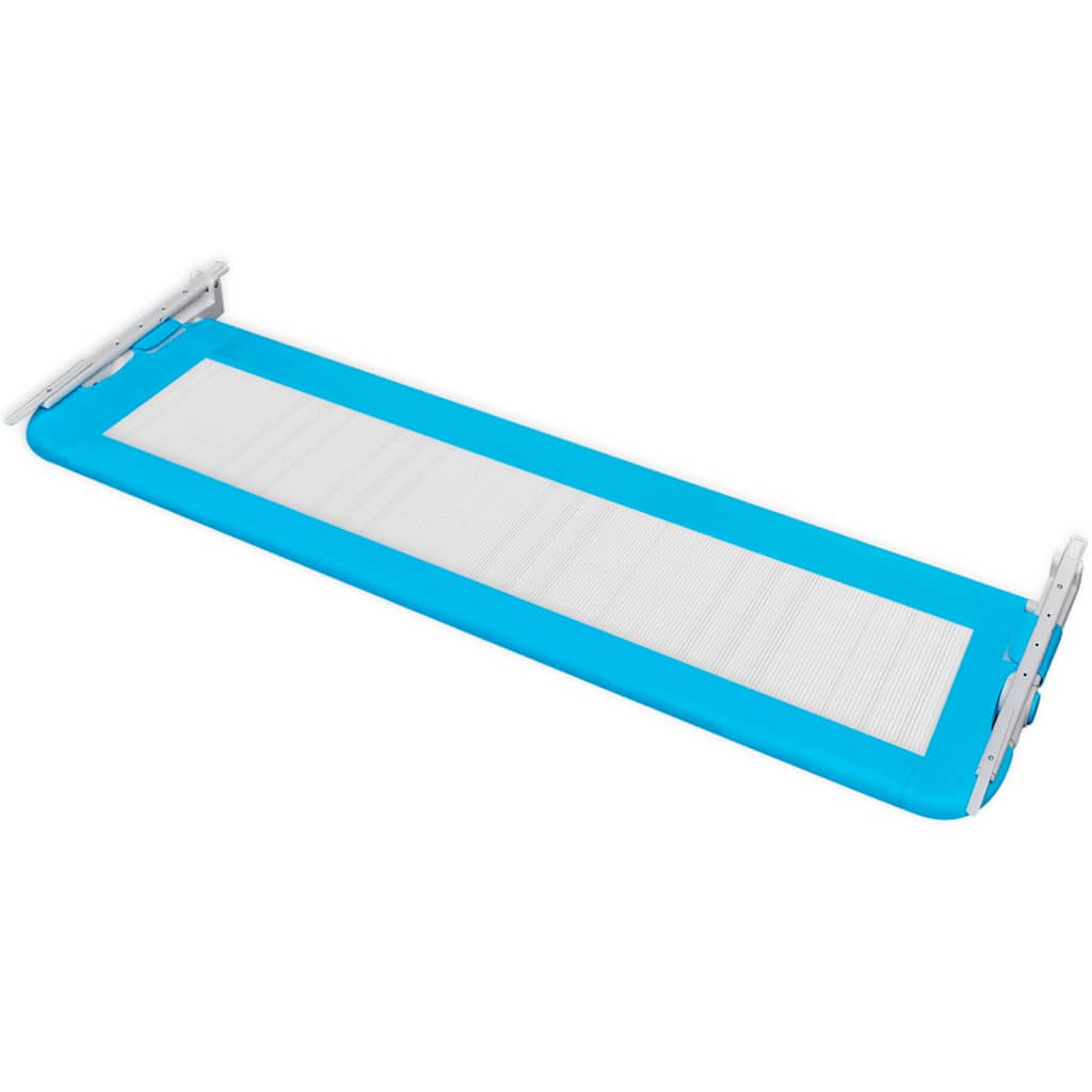 Toddler barra de segurança para cama 150 x 42 cm azul