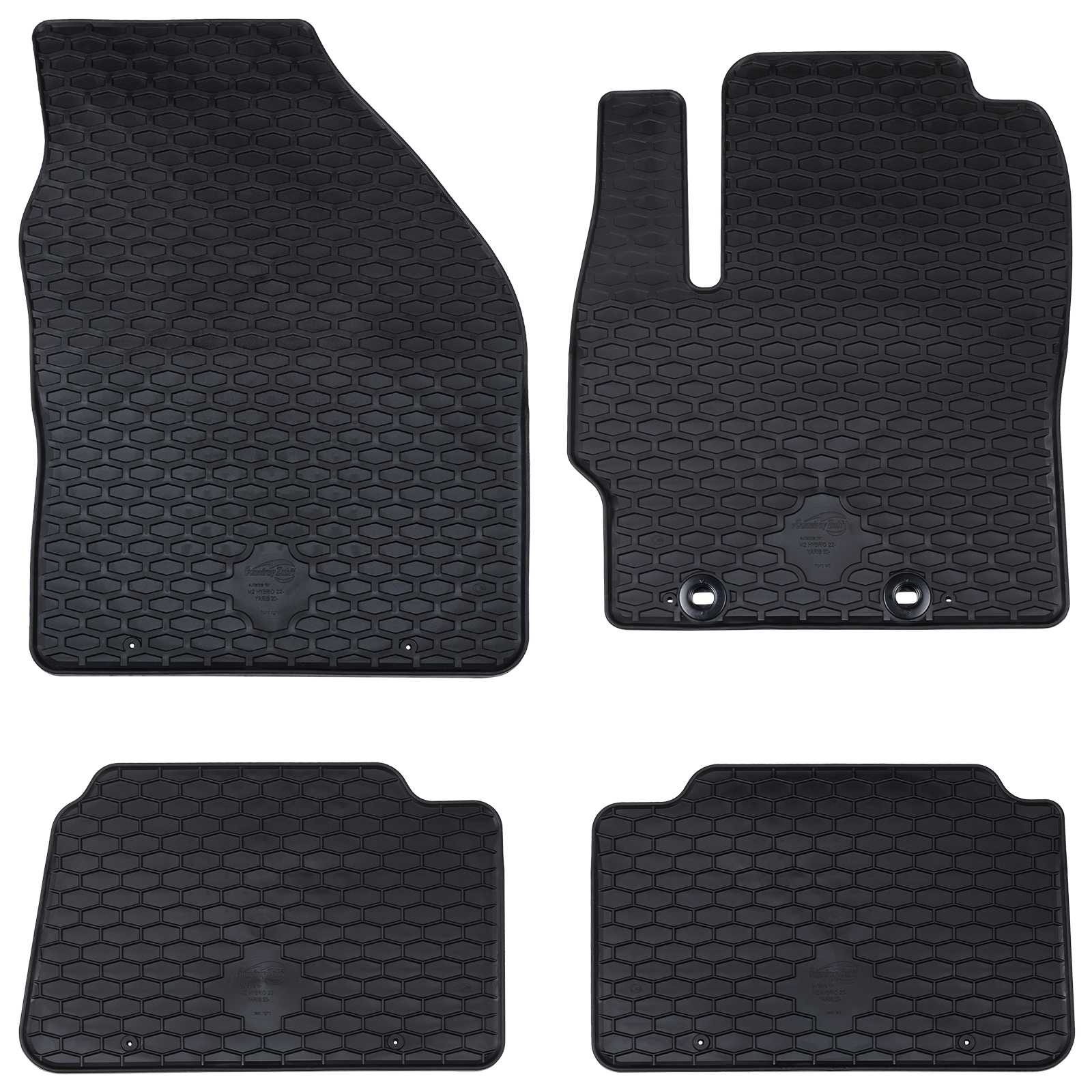 Tapete de carro 4 unid. adequado para toyota yaris 2020-