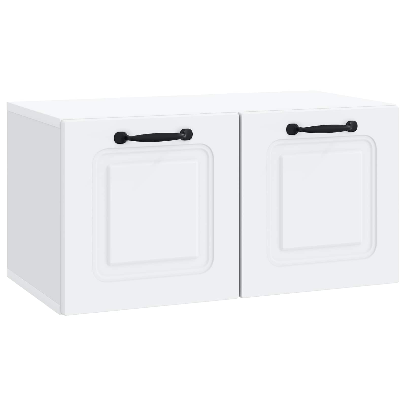 Gabinete de TV de parede branco 59,5 x 31 x 30 cm