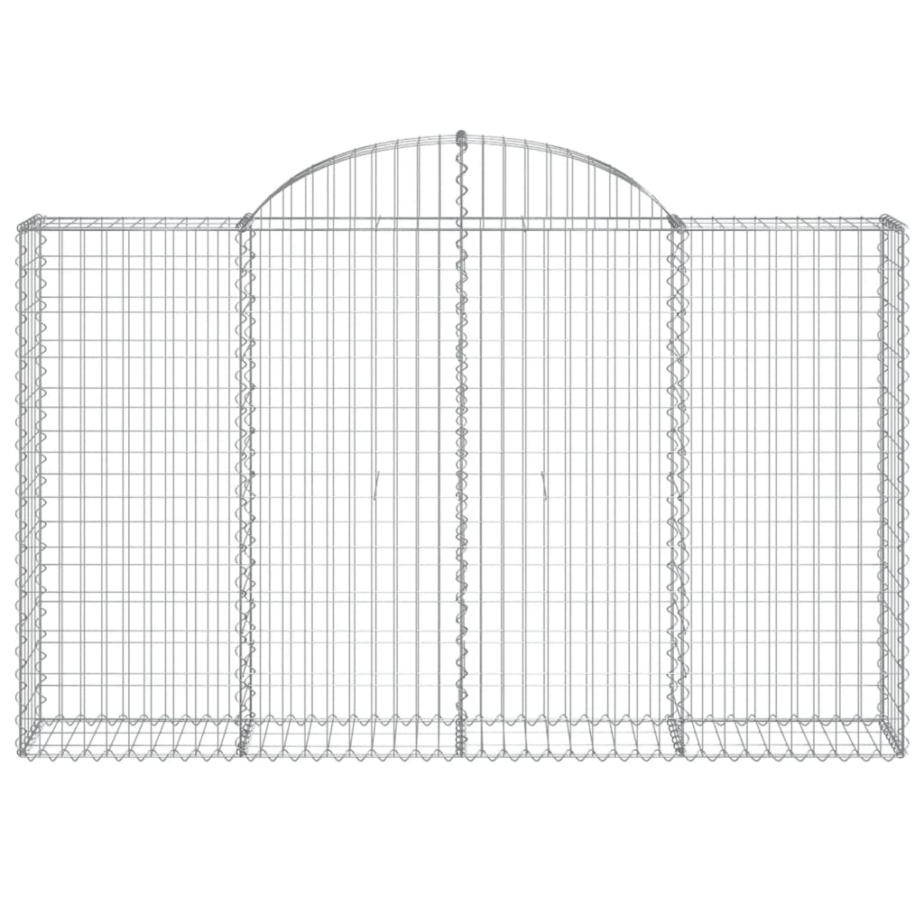 Cestos gabião arqueados 20 pcs 200x30x120/140 ferro galvanizado
