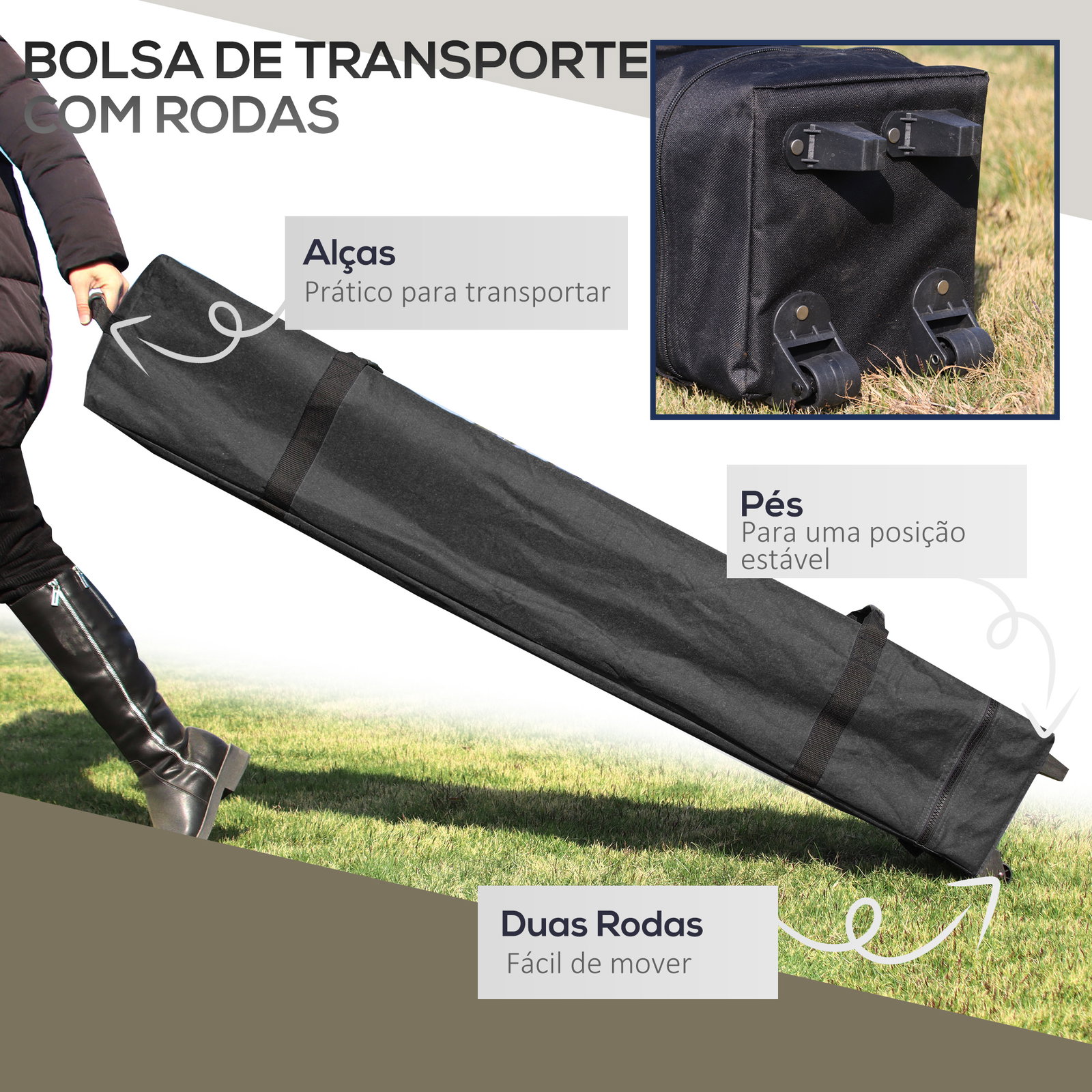 Tenda dobrável pop-up 3,92x3,92x2,83 m com altura ajustável proteção uv50+ rede mosquiteira e bolsa de transporte cinza