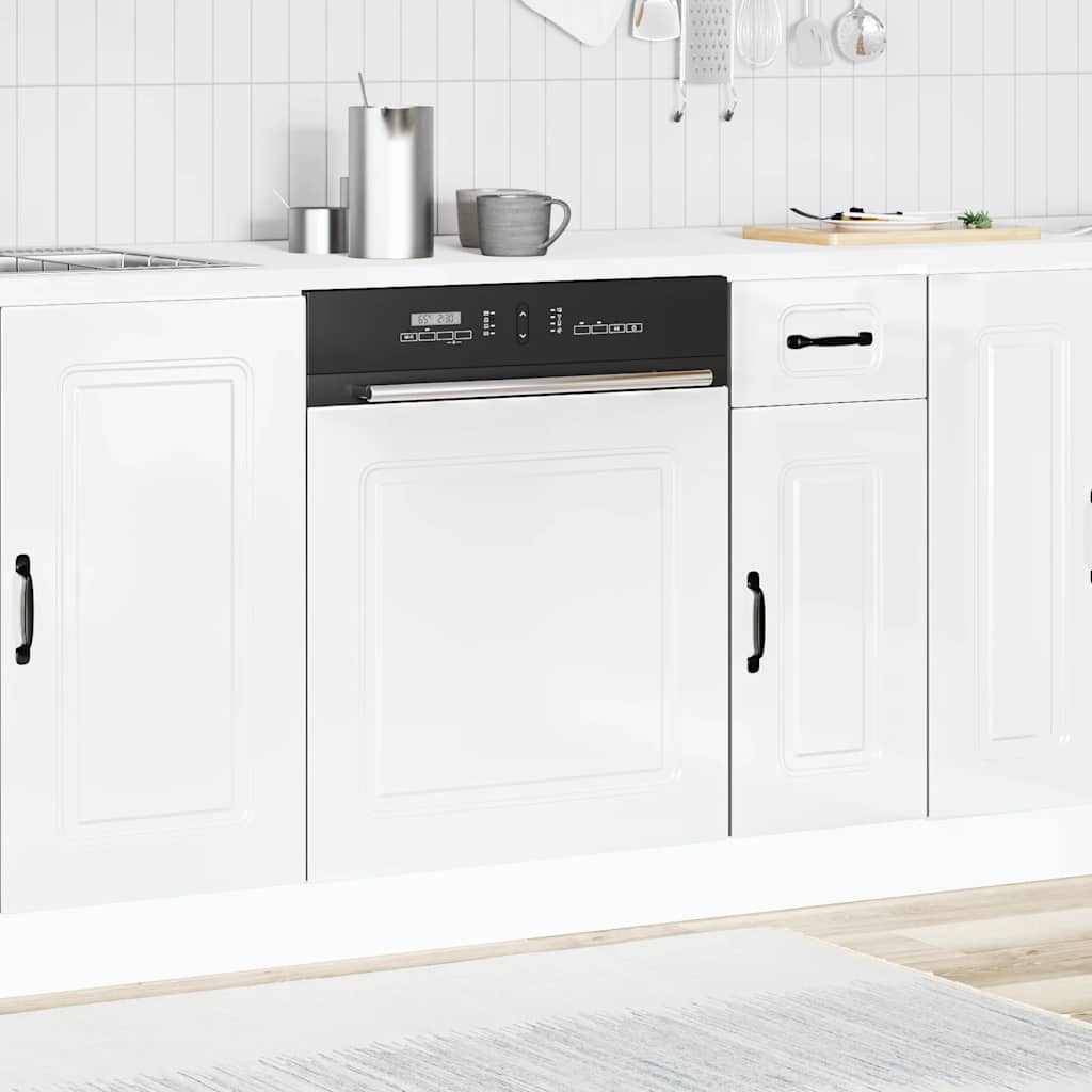 Painel máquina lavar louça kalmar 60x1,5x57 cm branco brilhante