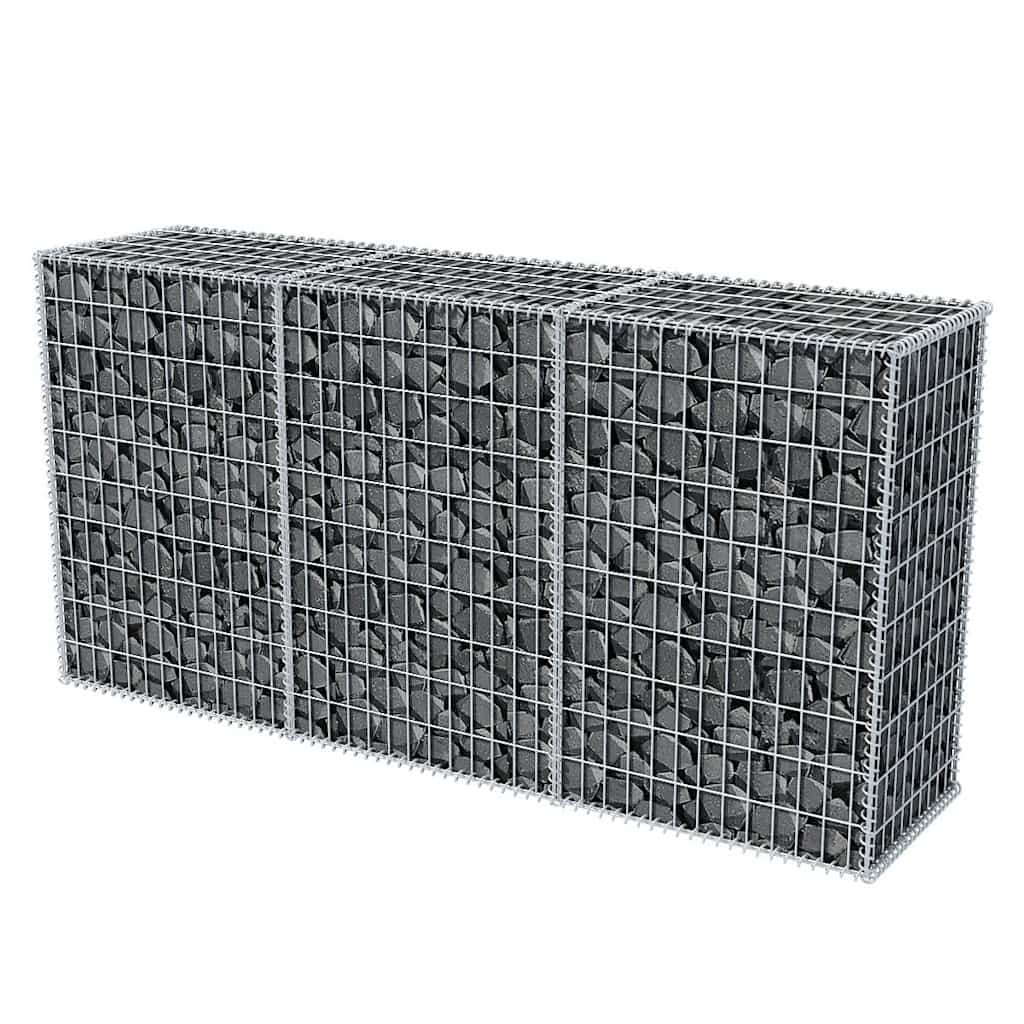 Cesto gabião aço galvanizado 200x50x100 cm