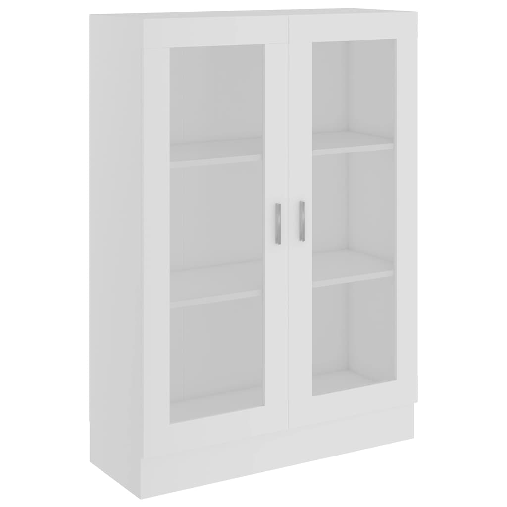 Armário vitrine 82,5x30,5x115 cm derivados de madeira branco