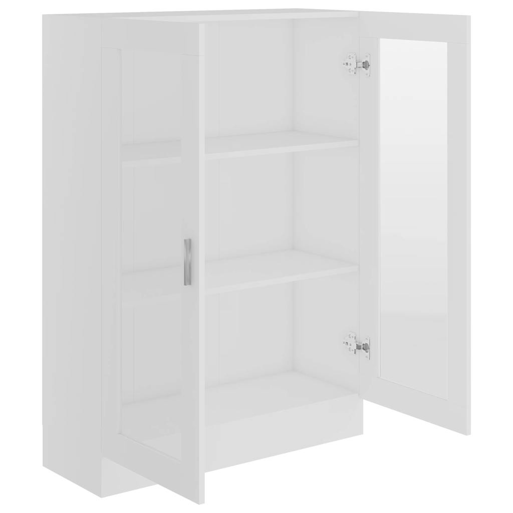Armário vitrine 82,5x30,5x115 cm derivados de madeira branco