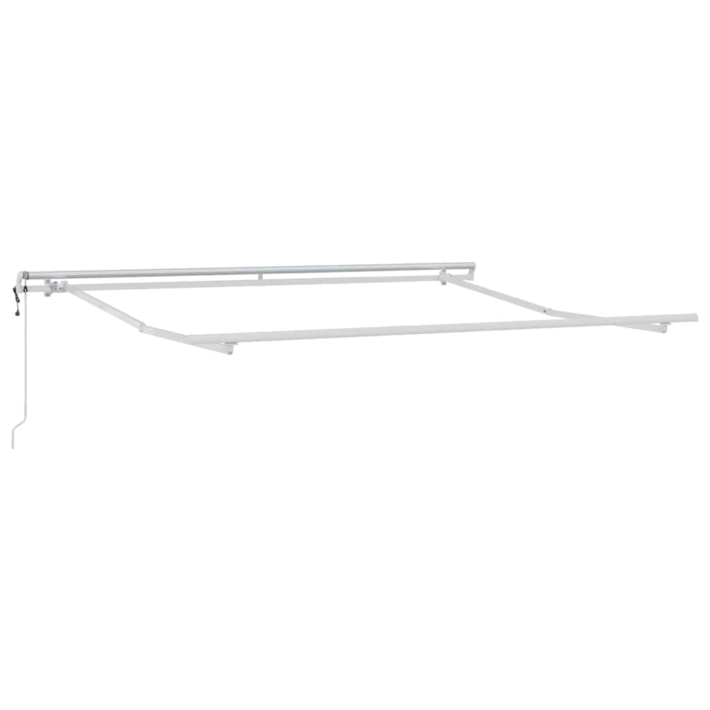 Toldo retrátil automático 300x250 cm antracite e branco