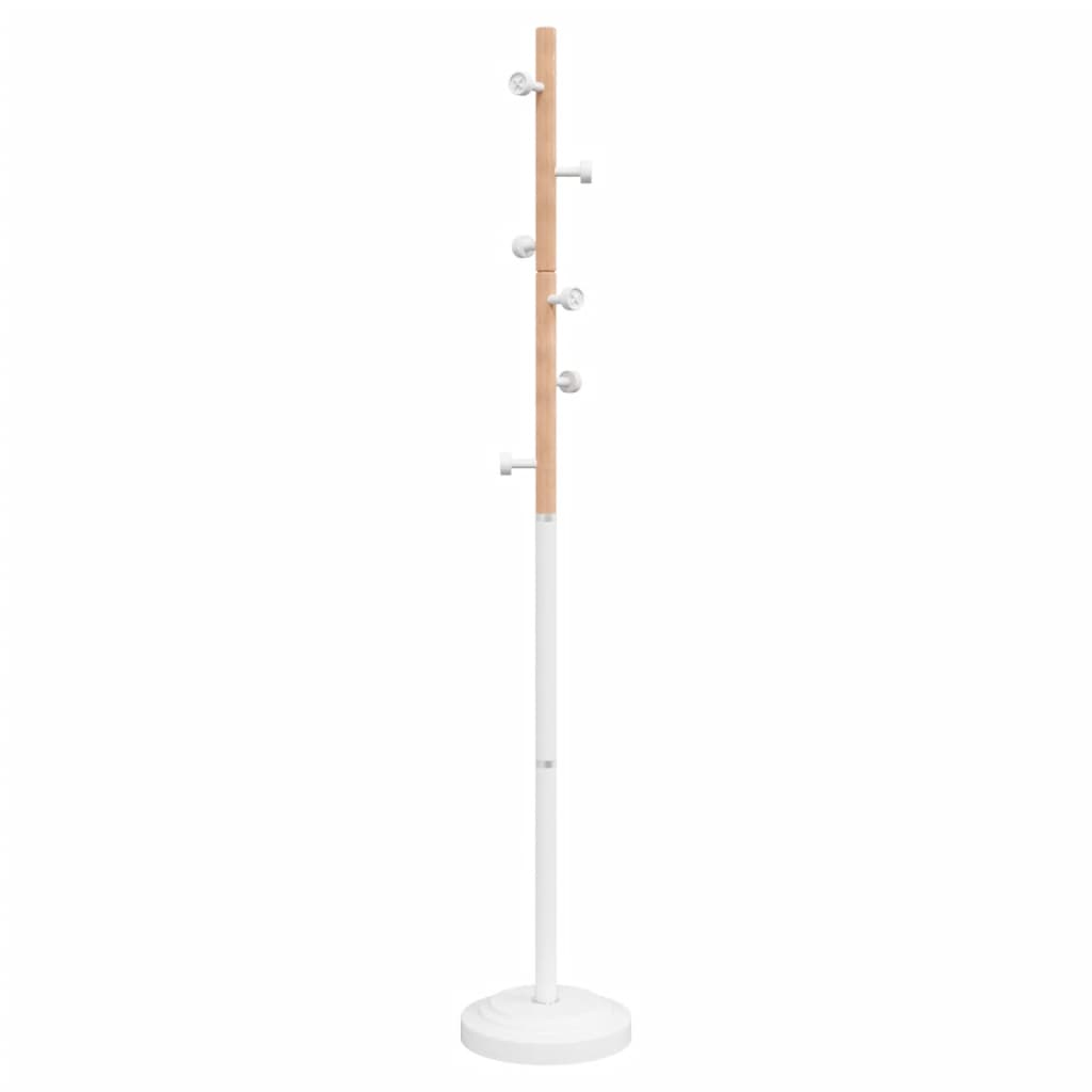 Bengaleiro 177 cm ferro revestido a pó branco