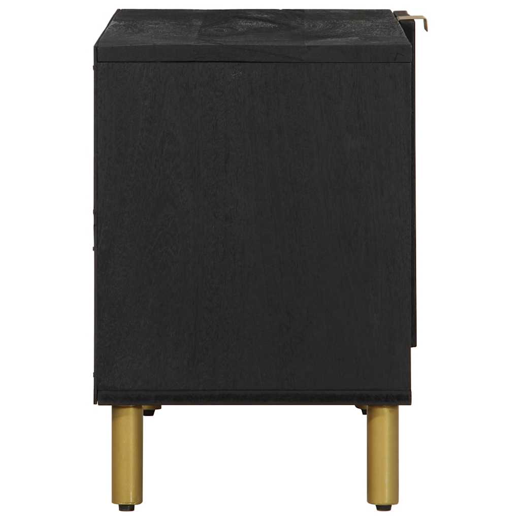 Móvel de TV 80x33x46 cm derivados de madeira preto