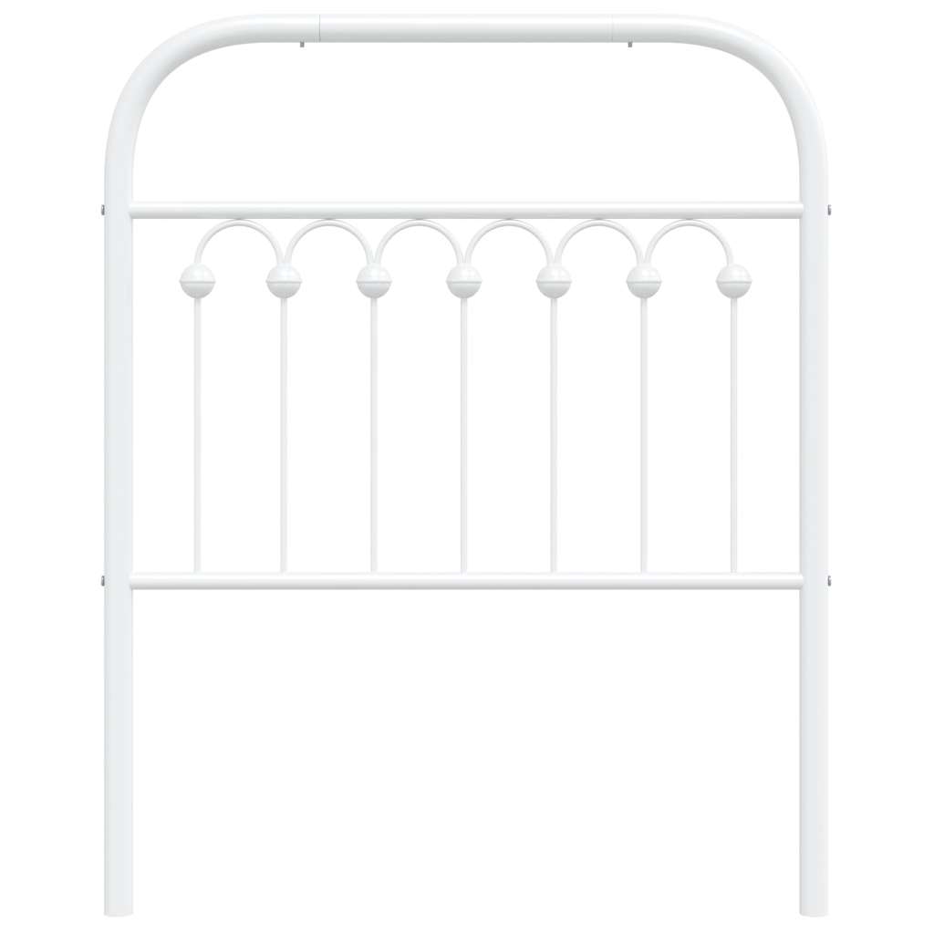 Cabeceira de substituição 75 cm metal branco