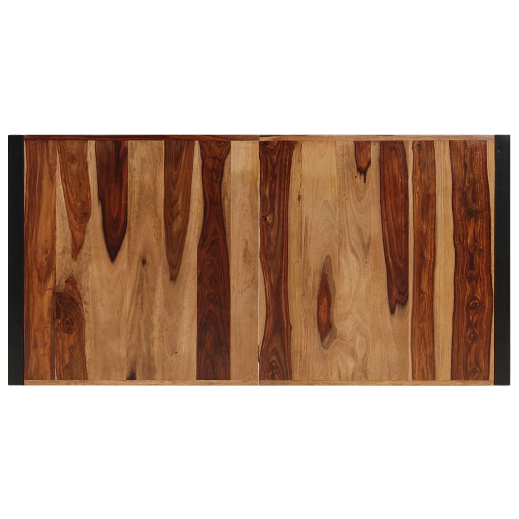 Mesa de jantar 140x70x75 cm madeira de acácia maciça
