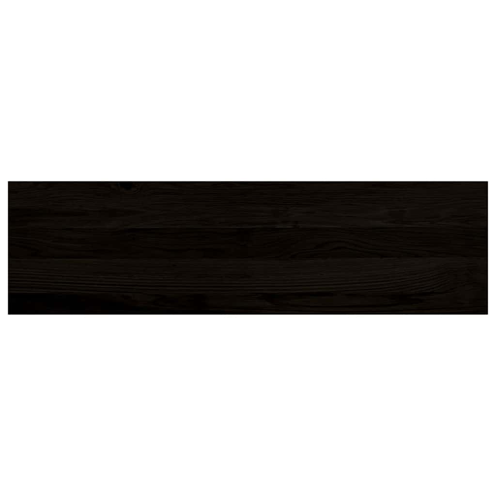 Tapetes de escada 2 pcs 90x30x2 cm carvalho castanho-preto