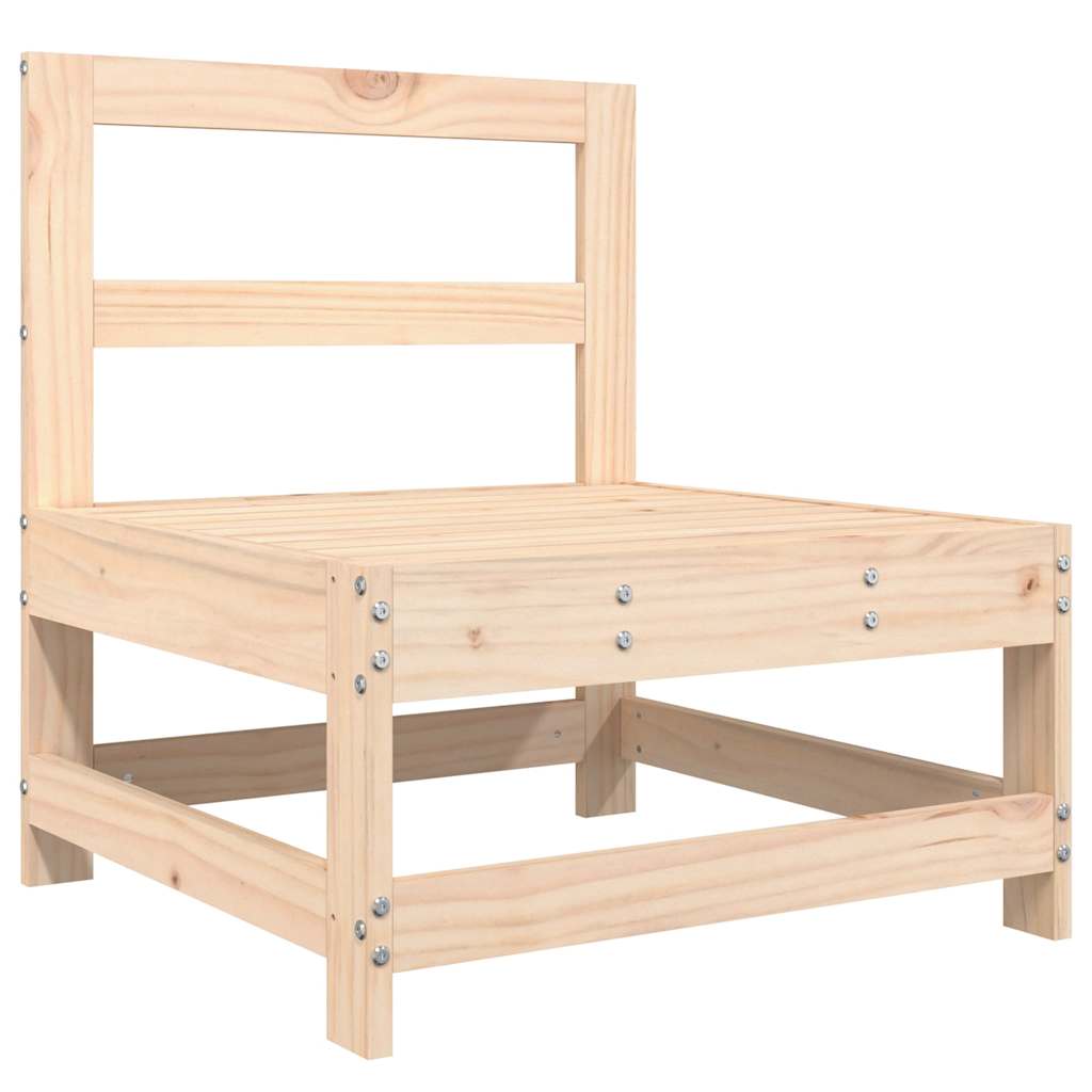 6 Pcs conjunto lounge de jardim pinho maciço