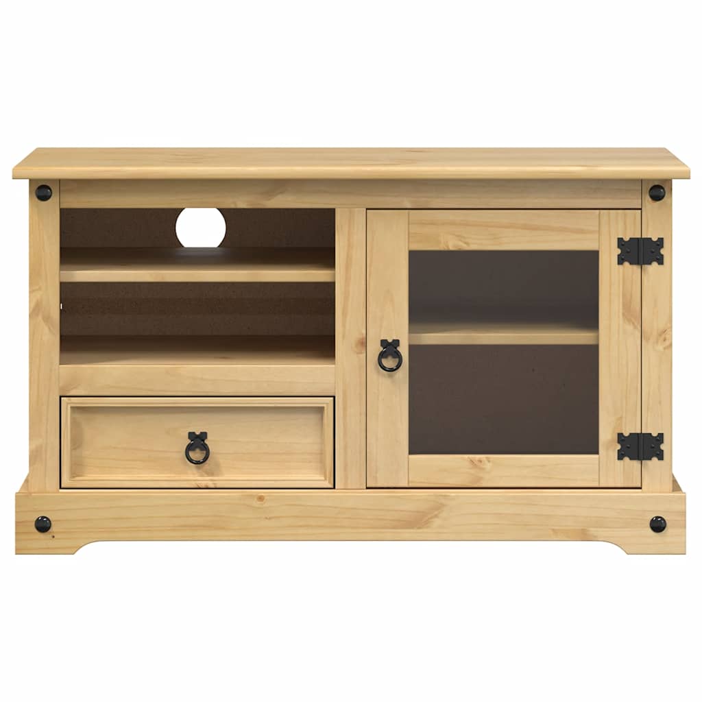 Móvel de TV corona 100x45x58 cm madeira de pinho maciça