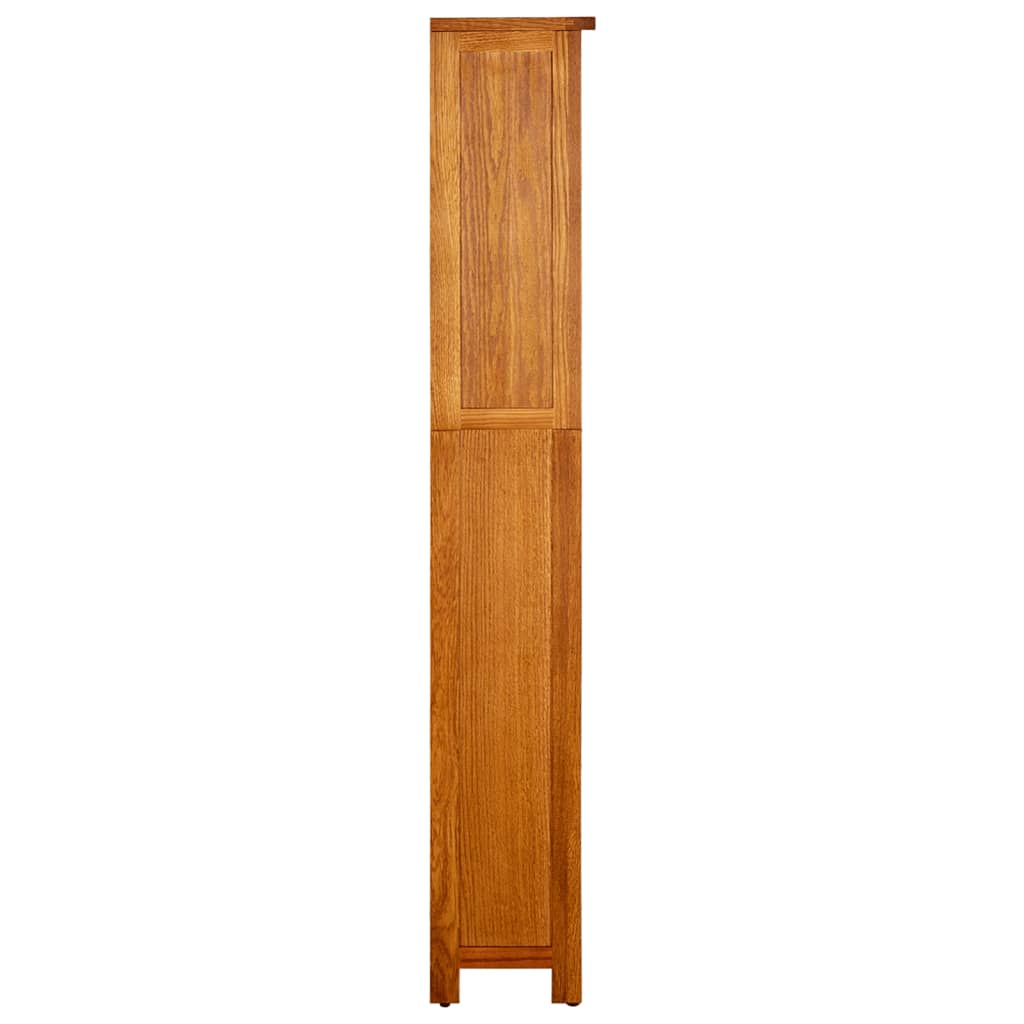Estante com 5 prateleiras 45x22x140 cm madeira carvalho maciça