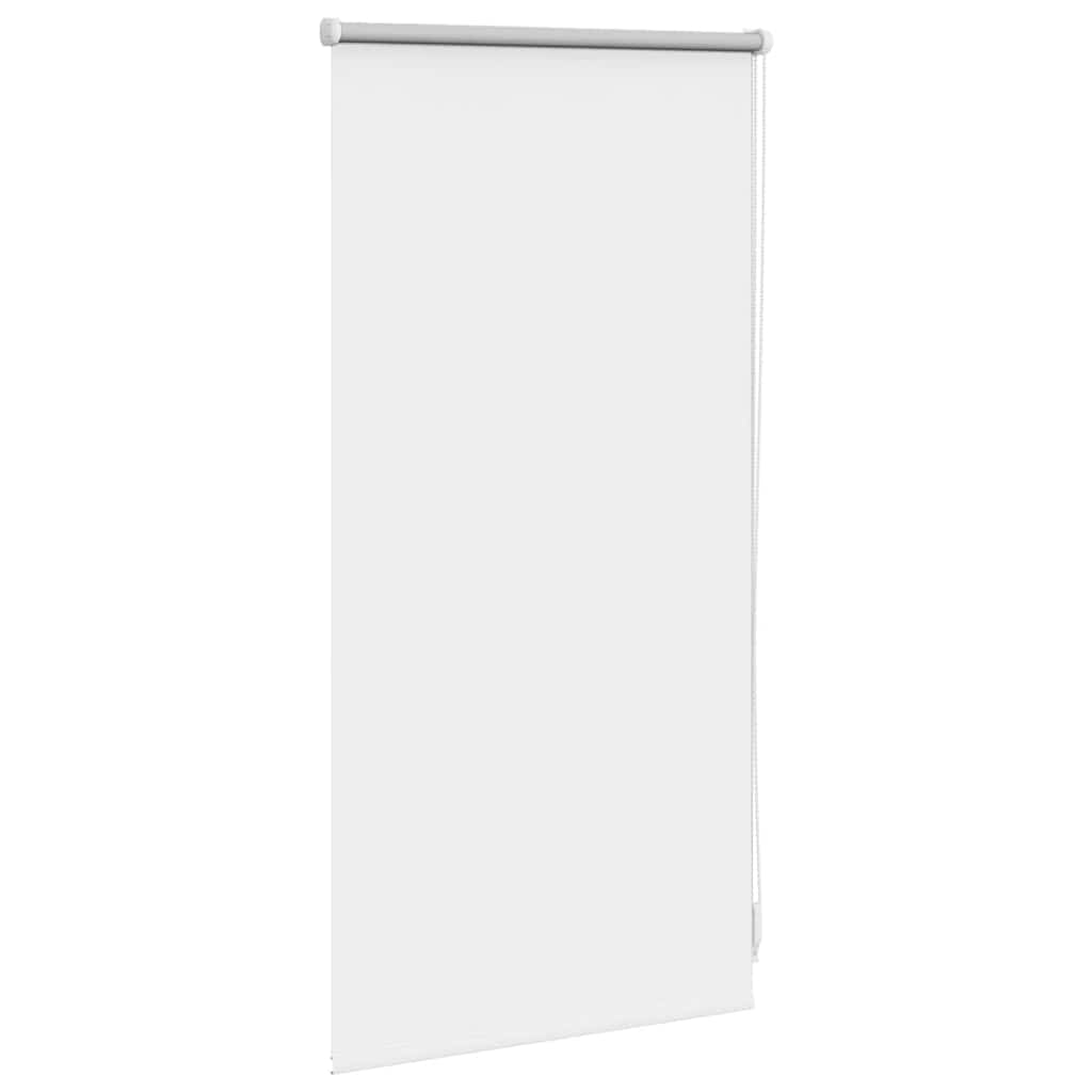 Cortina de rolo blackout, 44,4 x 100 cm, largura do tecido 40 cm, branca.