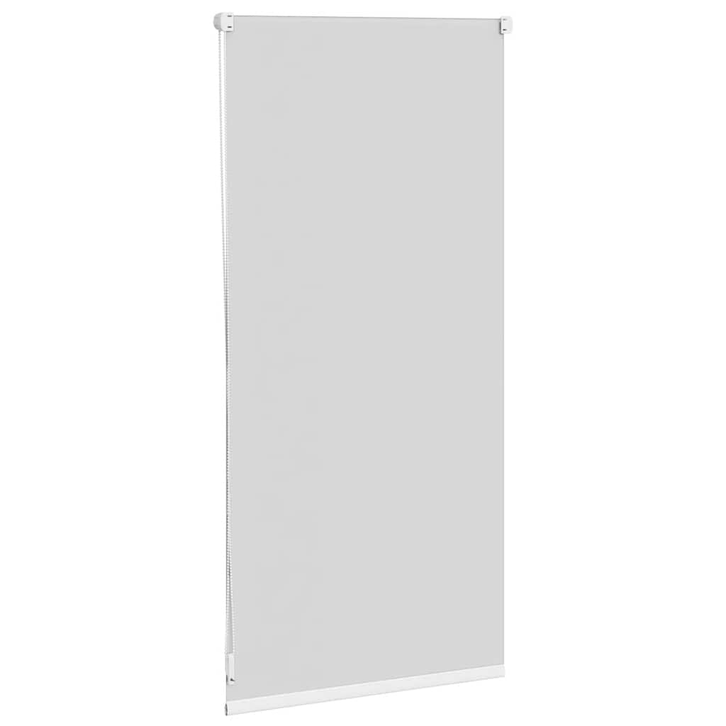 Cortina de rolo blackout, 44,4 x 100 cm, largura do tecido 40 cm, branca.