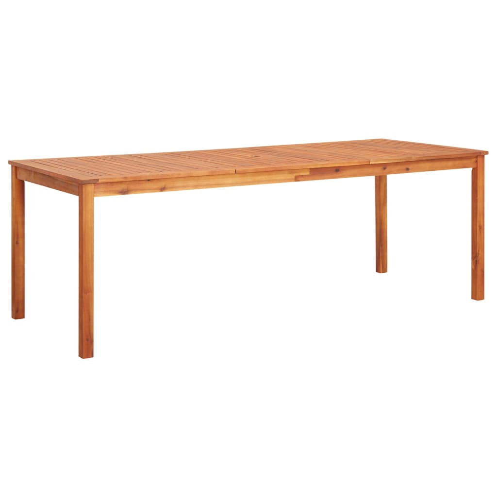 7 Pcs conjunto de jantar p/ jardim c/ almofadões acácia maciça