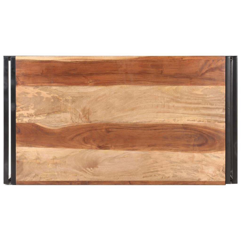 Mesa de centro 100x55x45 cm madeira de acácia maciça