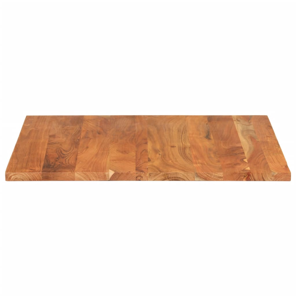 Tampo de mesa quadrado 70x70x2,5 cm madeira de acácia maciça