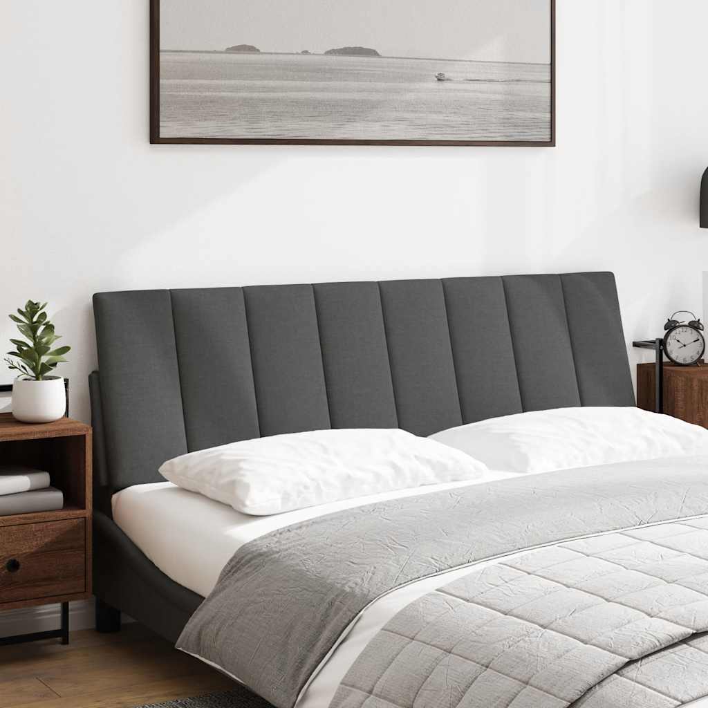 Almofadão de cabeceira hanko 160 cm tecido cinzento-escuro