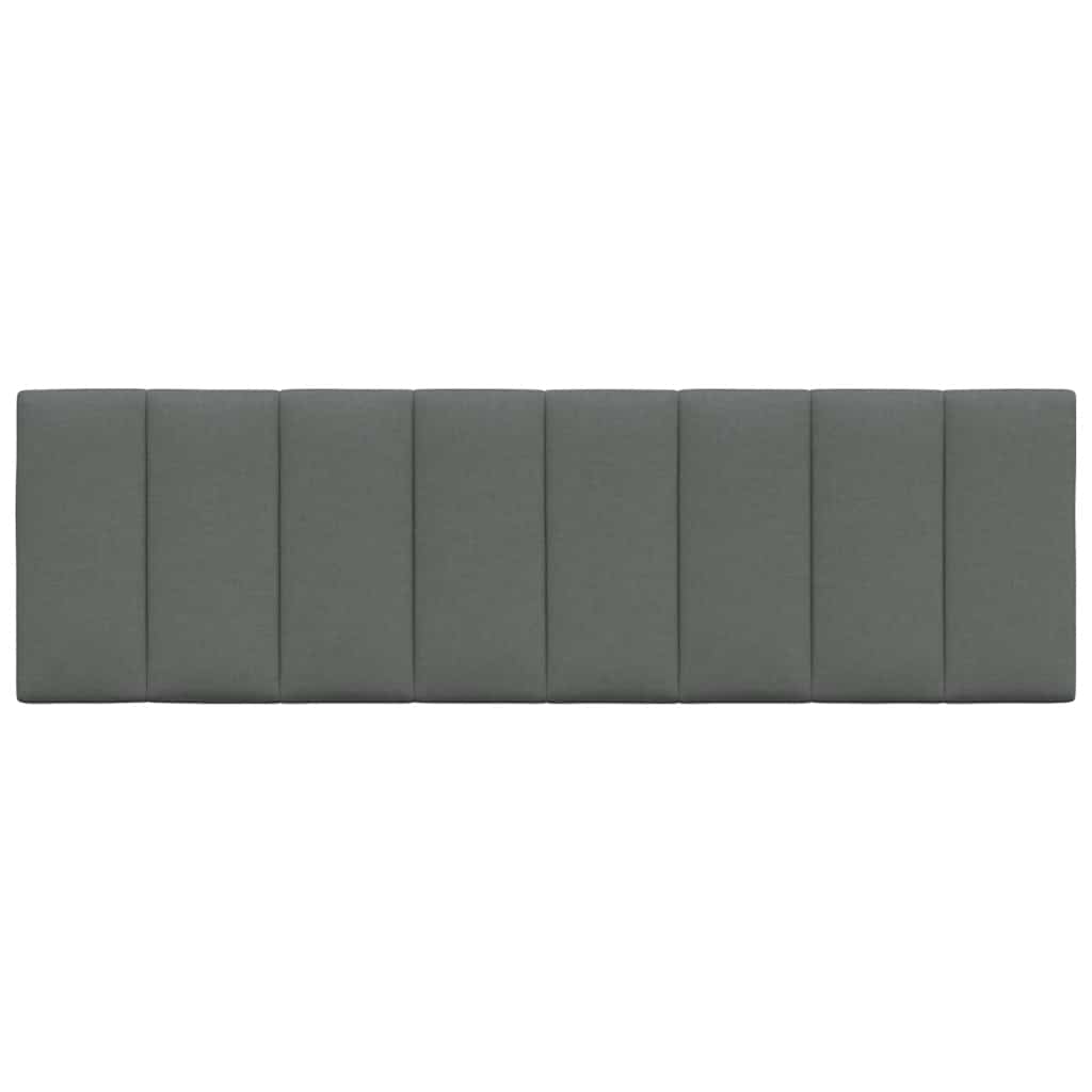 Almofadão de cabeceira hanko 160 cm tecido cinzento-escuro