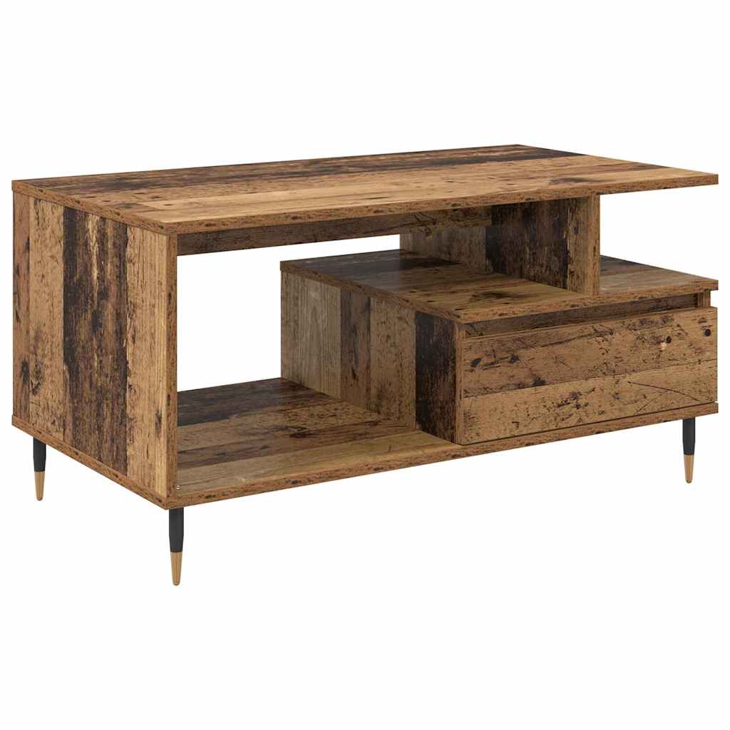 Mesa de centro madeira antiga 90 x 49 x 45 cm