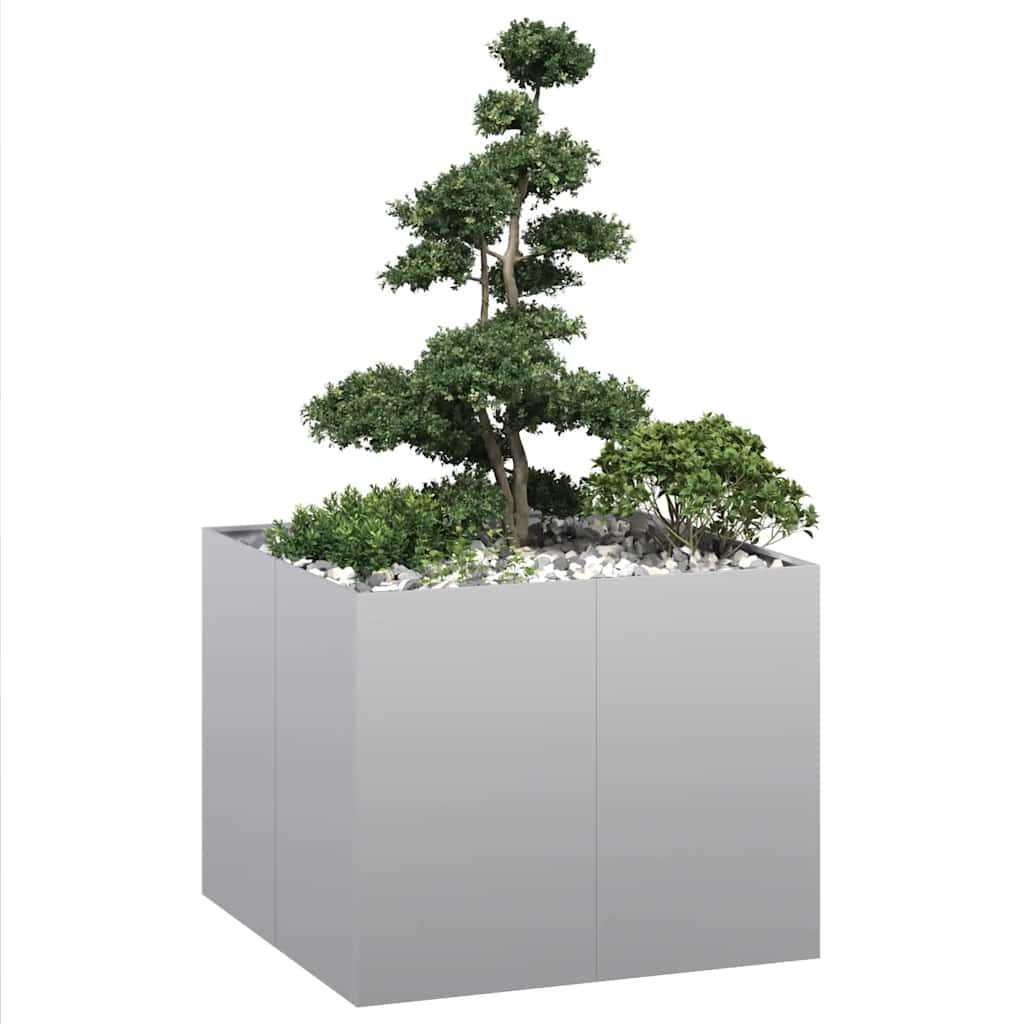 Planter 100x100x80 cm aço galvanizado