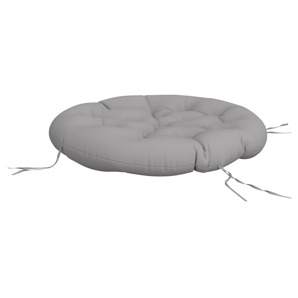 Almofadão redondo ø 100 x11 cm tecido oxford cinzento