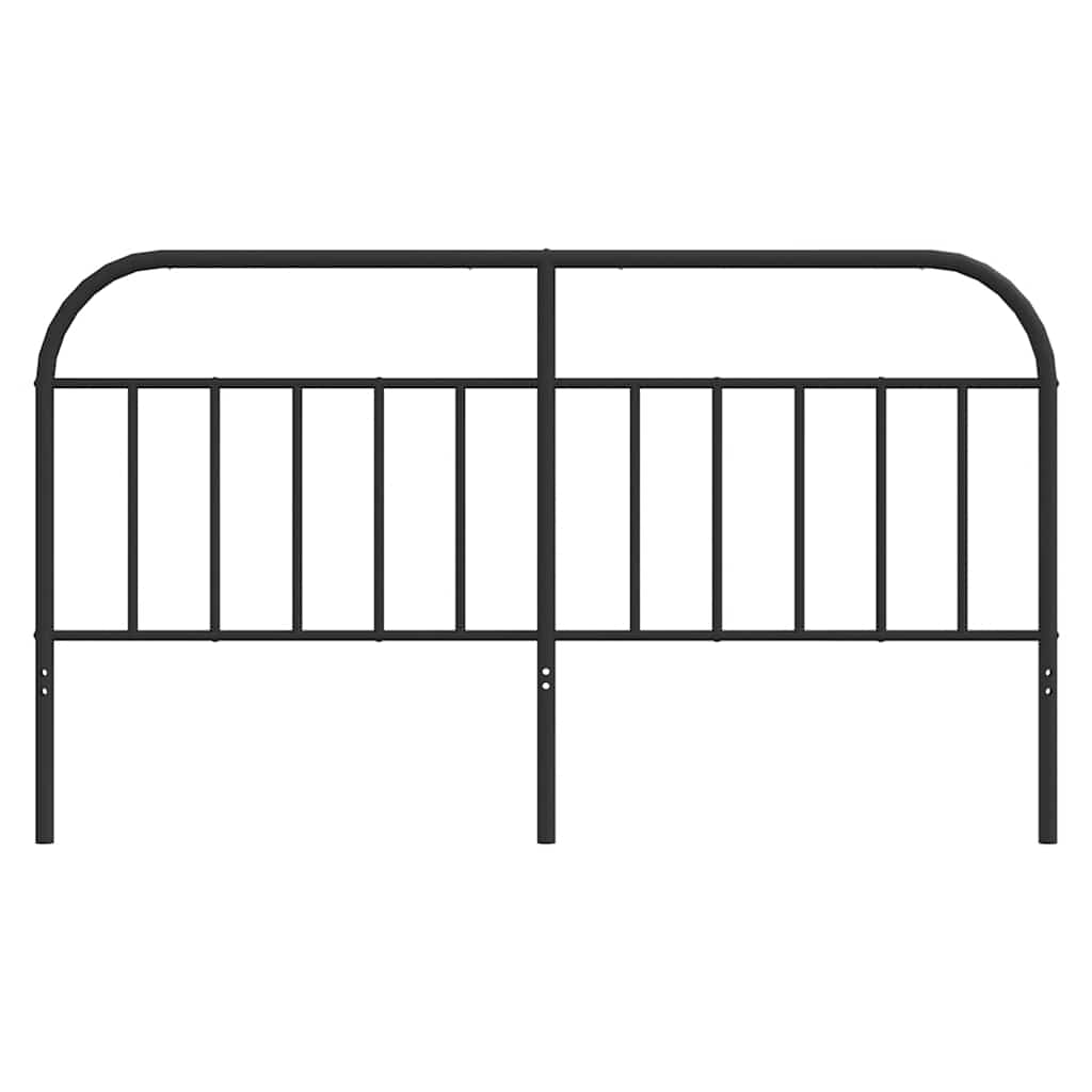 Cabeceira de substituição 160 cm metal preto
