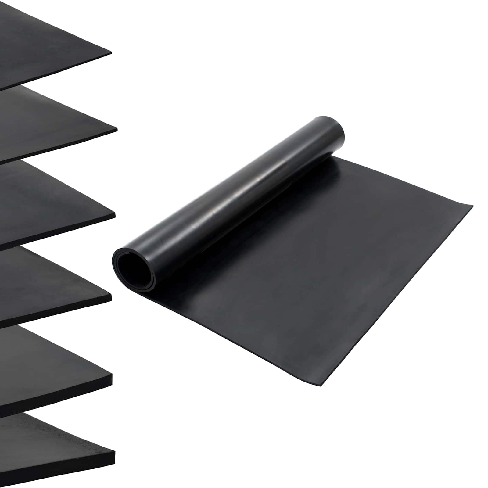 Tapete de piso preto 1,2 x 2 m borracha
