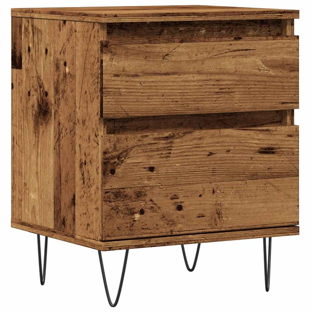 Mesa de cabeceira 40x35x50 cm derivados madeira madeira velha