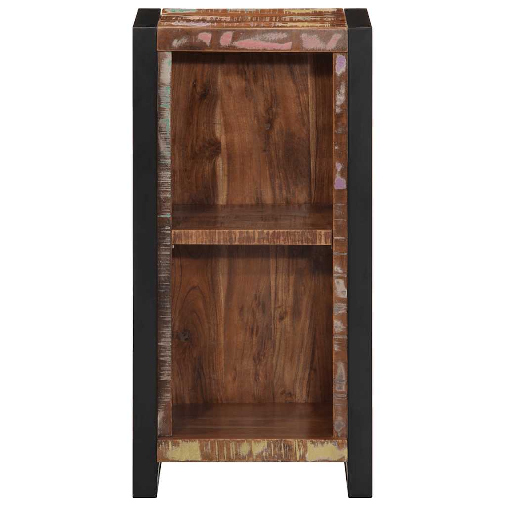 Mesa de cabeceira 40x30x80 cm madeira recuperada maciça