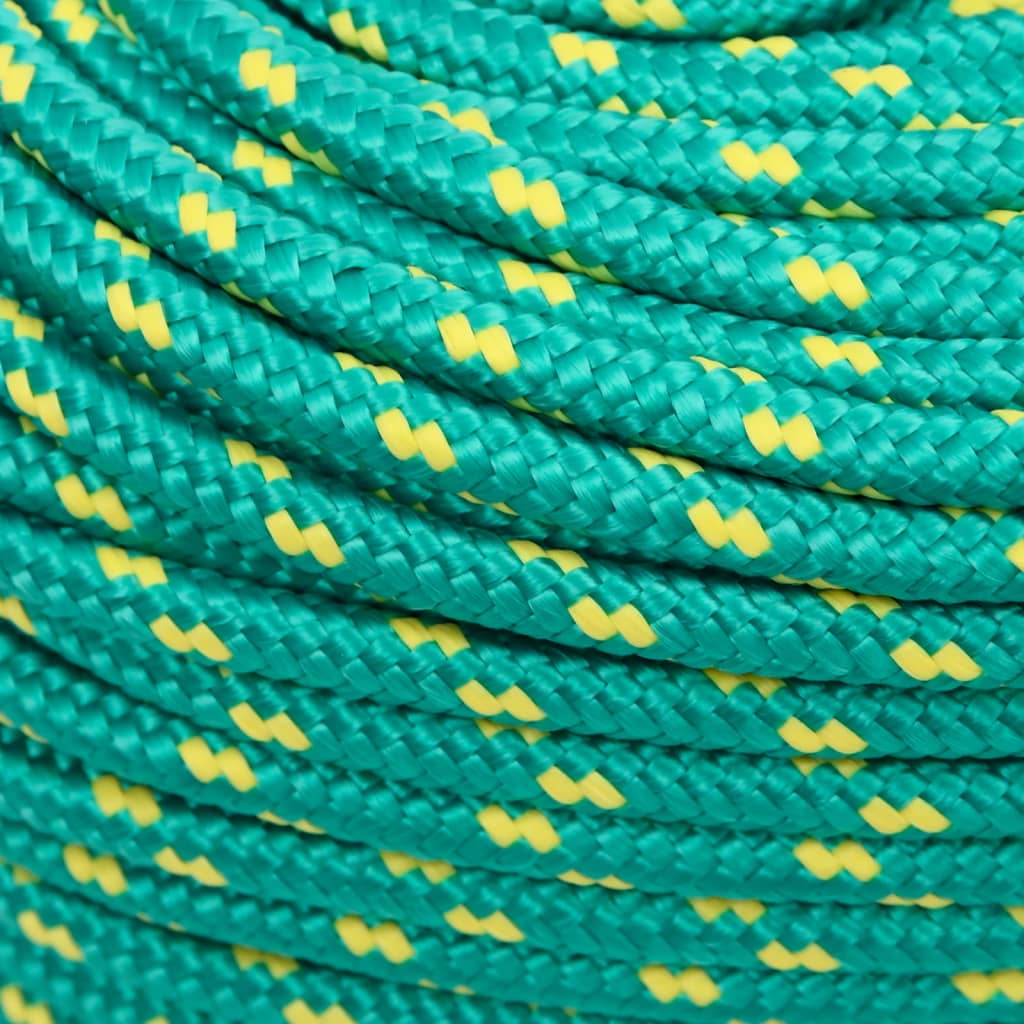 Corda de barco 10 mm 100 m polipropileno verde