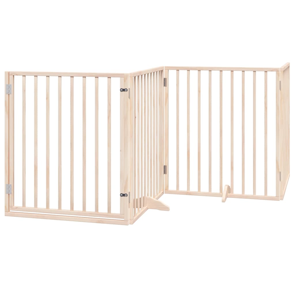 Portão para cães com porta dobrável 6 painéis 480 cm álamo