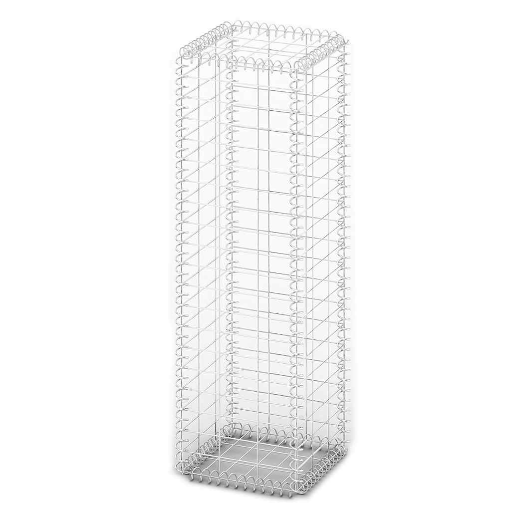 Cesto gabião arame galvanizado 100 x 30 x 30 cm