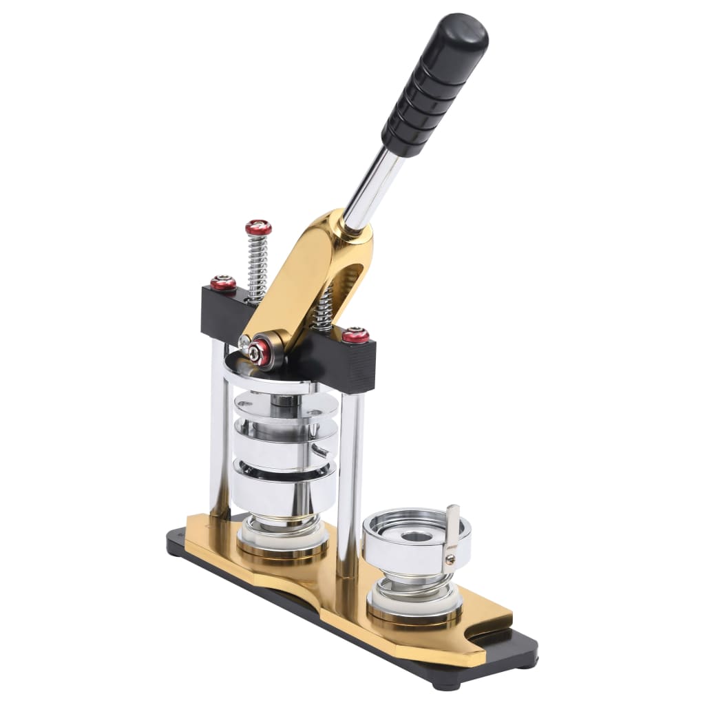 Máquina de fazer crachás + 500 crachás 25mm perfurador rotativo